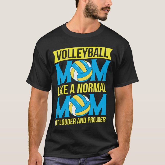 Camiseta Beach Volleyball Mom Volleyball  Mothers Day  1 (Anverso)