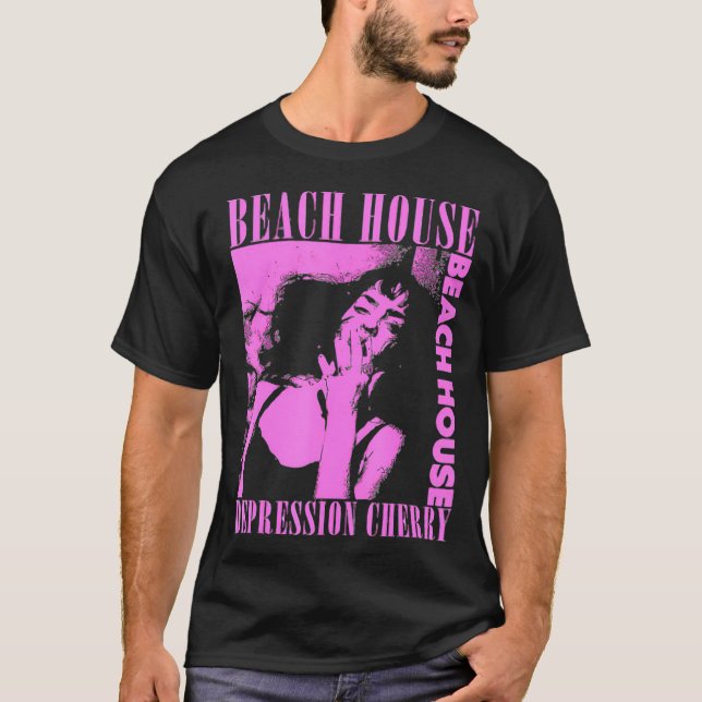 Camiseta Beachh House Depression Cherry (Anverso)
