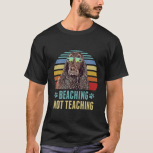 Camiseta Beaching Not Teaching Gracioso Boykin Spaniel Dog 