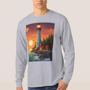 Camiseta "Beacon of Hope Lighthouse Silhouette Tee"