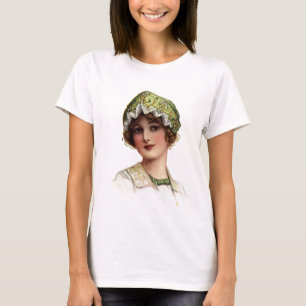 Camiseta Bead Lady y Lace Bonnet