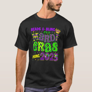 Camiseta Beads and Bling It's A Mardi Gras Thing 2023 Carni
