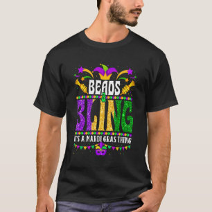 Camiseta Beads & Bling es un festival divertido sobre el Ma