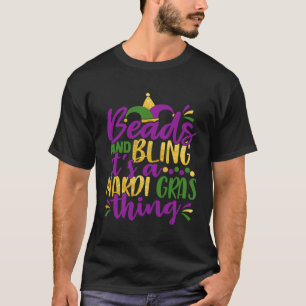 Camiseta Beads & Bling It's a Mardi Gras Thing Guay