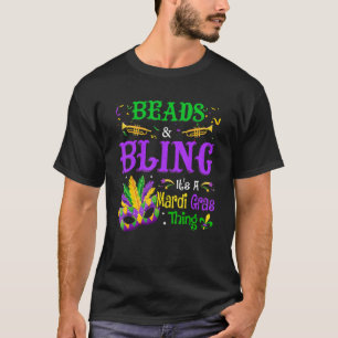 Camiseta Beads & Bling It's A Mardi Gras Thing Guay Costume