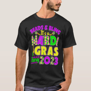 Camiseta Beads & Bling It's a Mardi Gras Thing Mask Beads C