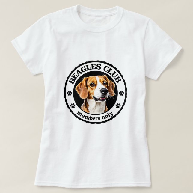 Camiseta Beagle (Diseño del anverso)