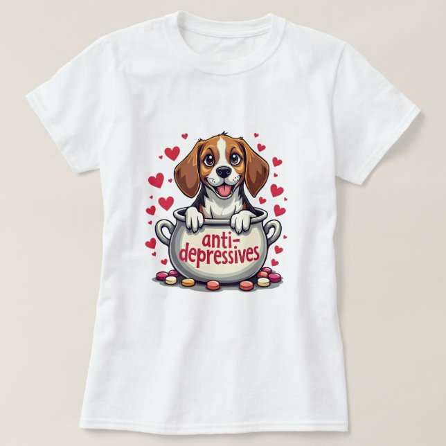 Camiseta Beagle (Diseño del anverso)