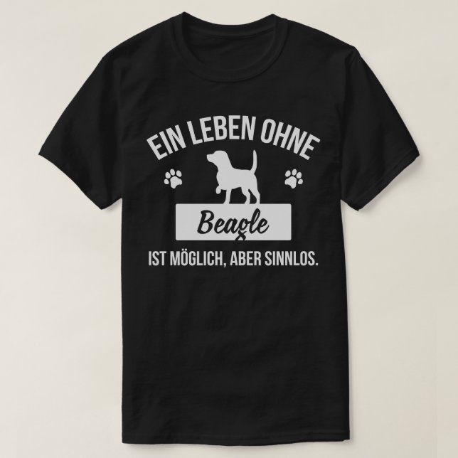 Camiseta Beagle (Diseño del anverso)