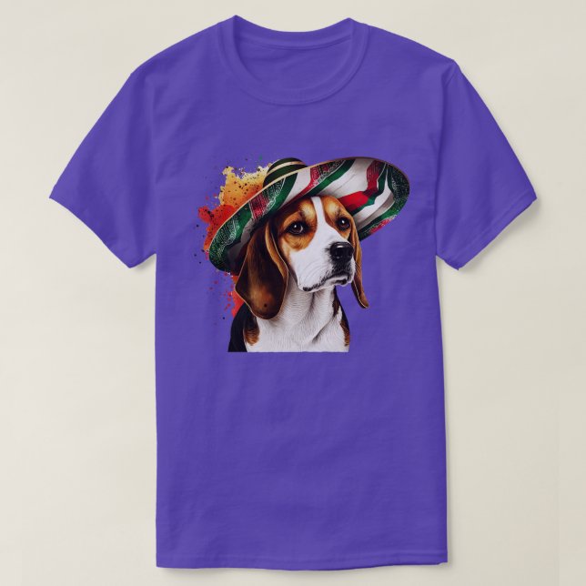 Camiseta Beagle 5 de mayo (Diseño del anverso)