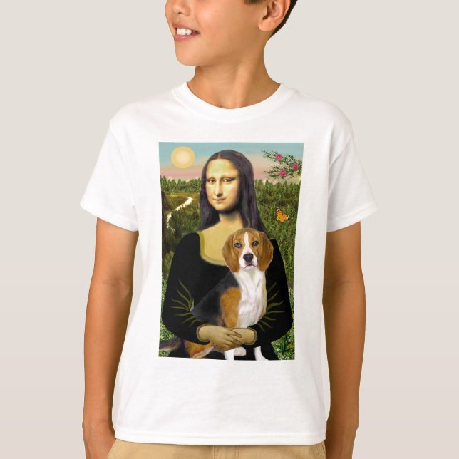 Camiseta Beagle 7 - Mona Lisa (Anverso)