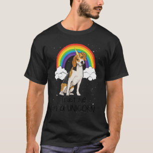 Camiseta Beagle arcoiris Créanme, soy un perro unicornio