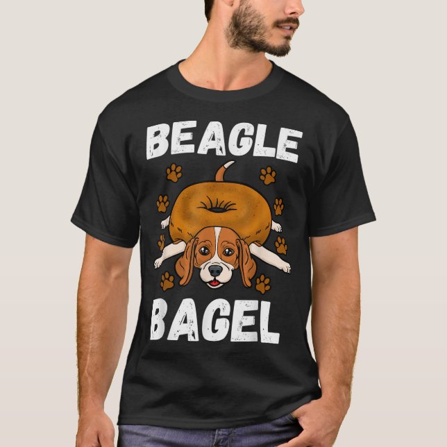 Camiseta Beagle Bagel Baker Roll Lover Trigo Pan Judío D (Anverso)
