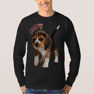 Camiseta Beagle Beagles Love Is Dog Mom Dad Puppy Mascota C