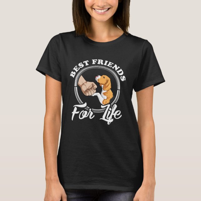 Camiseta Beagle  Best Friends For Life  Beagle (Anverso)
