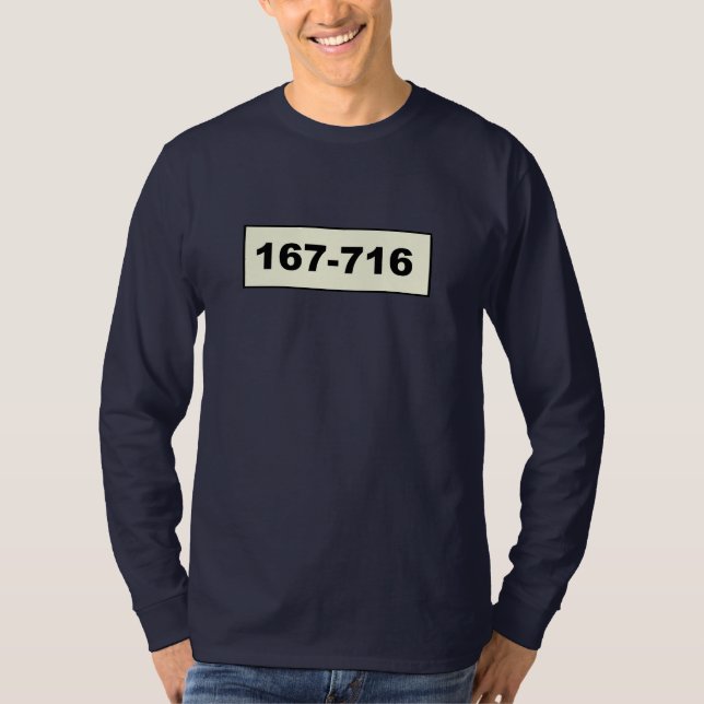 Camiseta Beagle Boys Inc. #167-716 (Anverso)