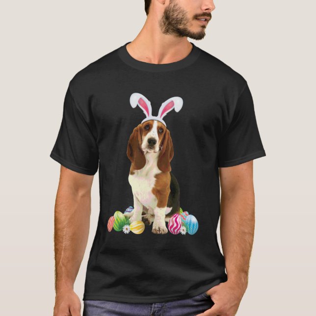 Camiseta Beagle Bunny Easter Egg Hunt Beagle Perder (Anverso)