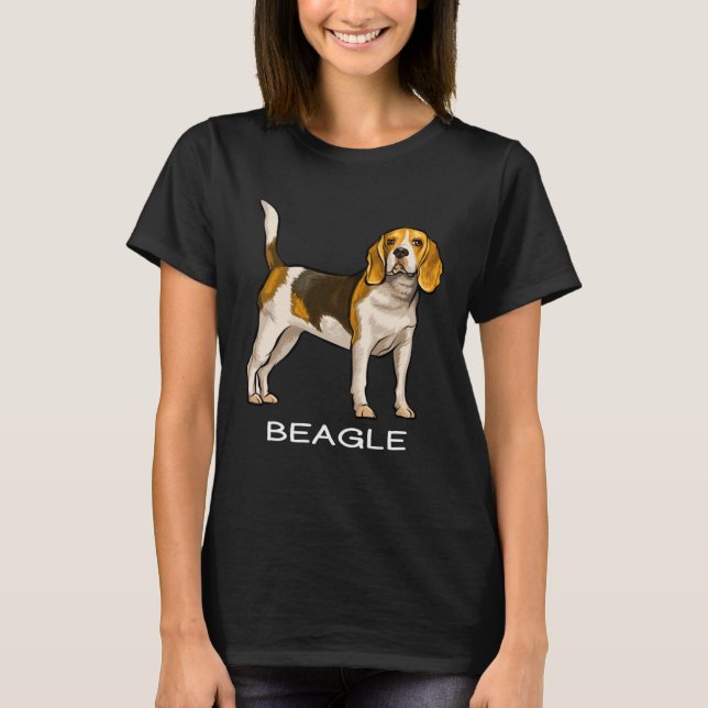 Camiseta Beagle Crazy Dog (Anverso)