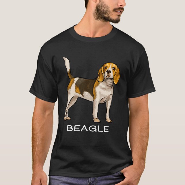Camiseta Beagle Crazy Dog (Anverso)