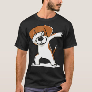 Camiseta Beagle Cute Dabbing Dab Dance Gif