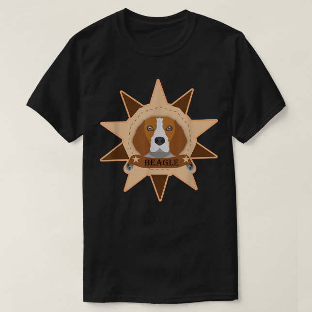 Camiseta Beagle Cute Dog Mascota (Diseño del anverso)