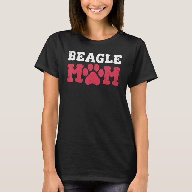 Camiseta Beagle Cute Moms Beagle Dog Beagle Dueños (Anverso)