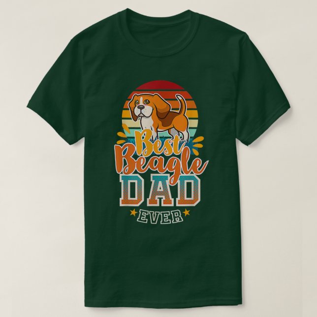 Camiseta Beagle Dad English Beagle Dog Daddy Father Dog Lov (Diseño del anverso)