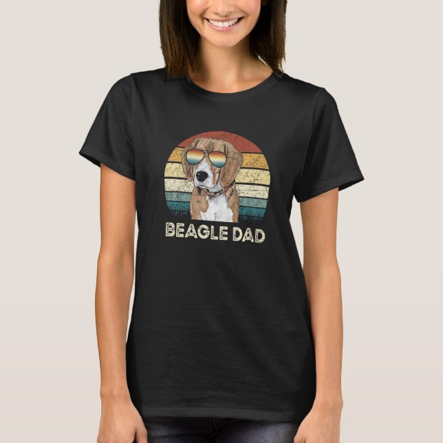 Camiseta Beagle Dad Father's Day Paw Lovers Puppies Dog Own (Anverso)