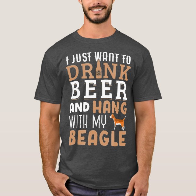 Camiseta Beagle Dad Funny Fathers Day Dog Lover Regalo (Anverso)