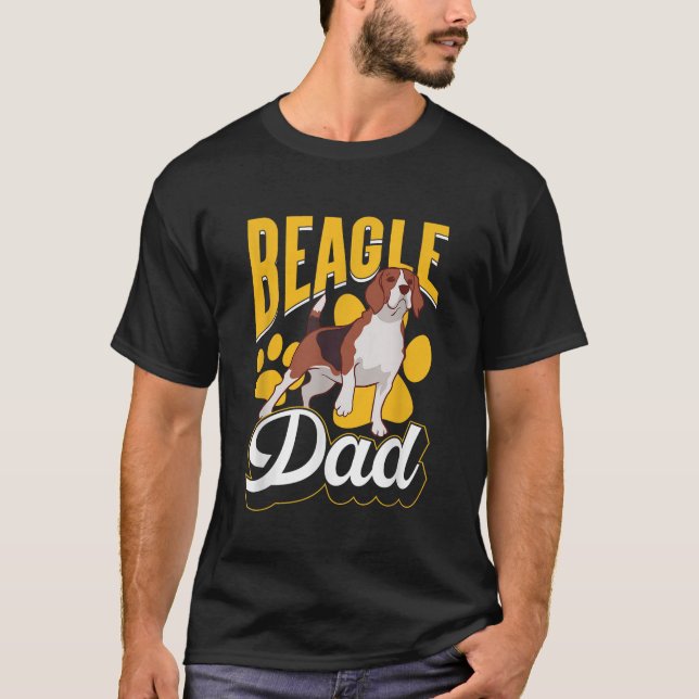 Camiseta Beagle Dad Lover Puppy Beagles Dog Padre Pa (Anverso)
