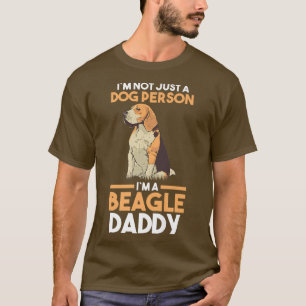 Camiseta Beagle Daddy, dueña de perro para hombres 