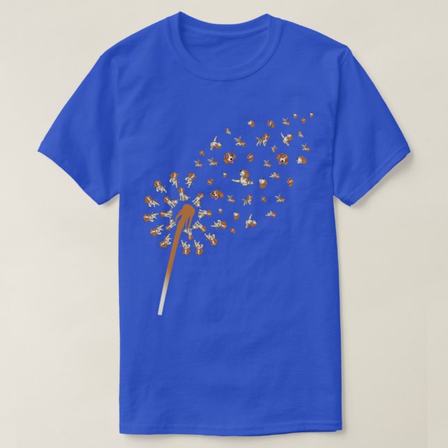 Camiseta Beagle Dandelion Dog Lover Mascota Beagle (Diseño del anverso)