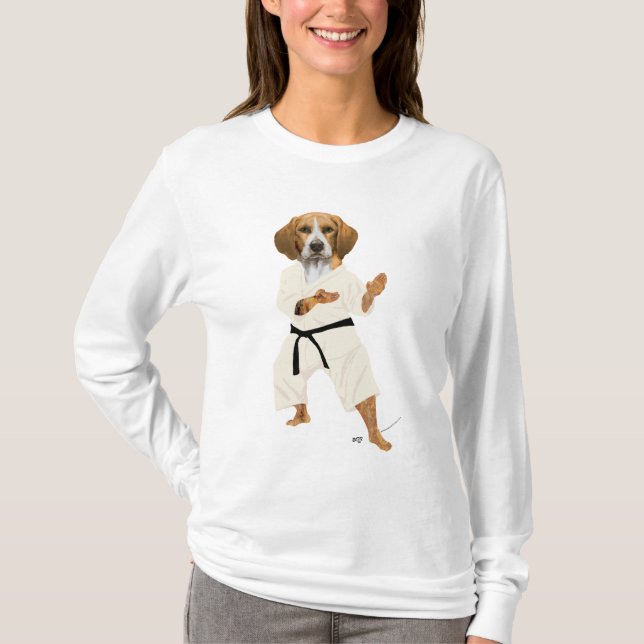 Camiseta Beagle de Karate (Anverso)