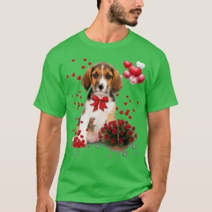 Camiseta Beagle Día de San Valentín Shirt Gracioso Perro am