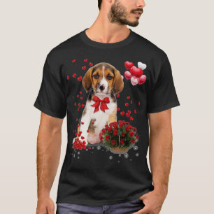Camiseta Beagle Día de San Valentín Shirt Gracioso Perro am