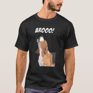 Camiseta Beagle divertida, AROOO Dog Lover