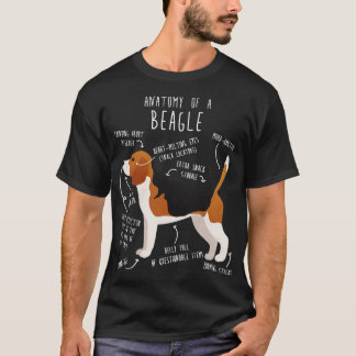 Camiseta Beagle Dog Anatomía 1