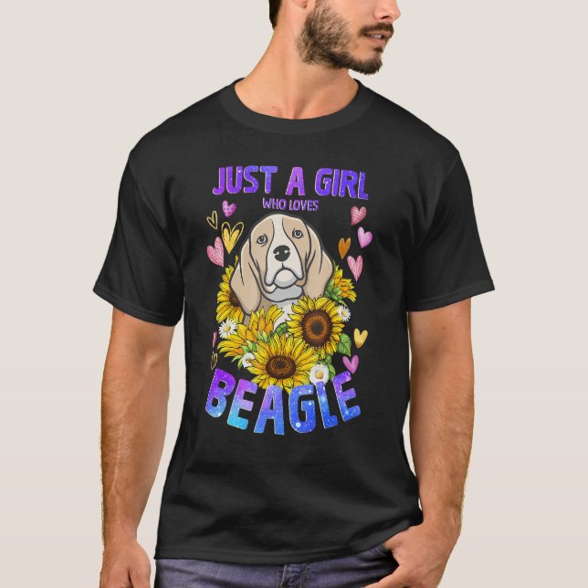 Camiseta Beagle Dog Cute Puppy Chica Mujer (Anverso)