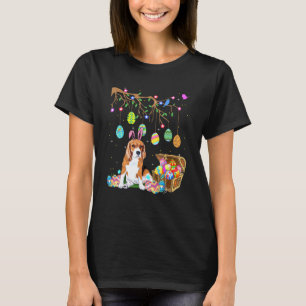 Camiseta Beagle Dog Ear Pascua Eggs Feliz Día de Pascua