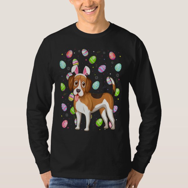 Camiseta Beagle Dog Easter Egg Funny Beagle Easter Sunday (Anverso)