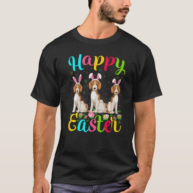 Camiseta Beagle Dog Funny Easter Egny Beagle Happy Ea (Anverso)