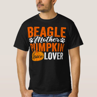 Camiseta Beagle Dog Halloween Calabaza Aparato de otoño Mas