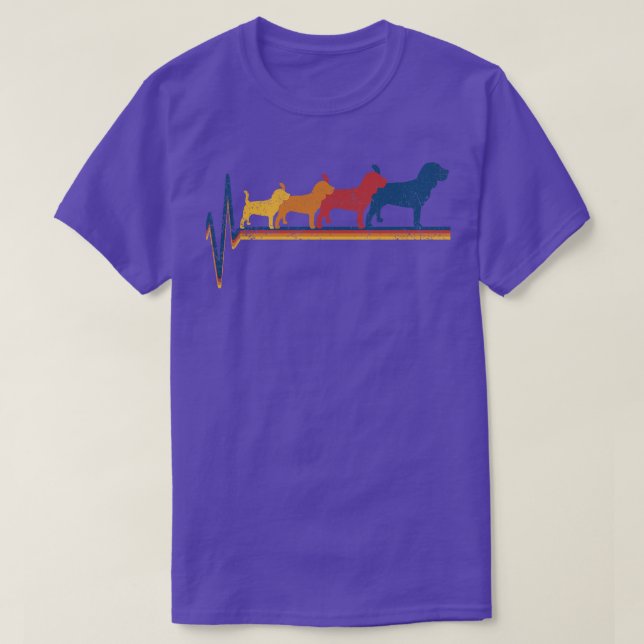 Camiseta Beagle Dog Heartbeat (Diseño del anverso)
