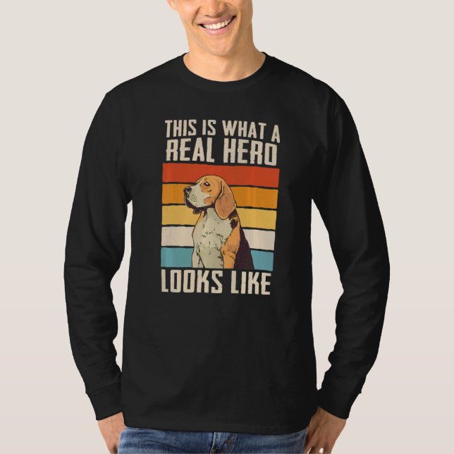 Camiseta Beagle dog Hero   (Anverso)