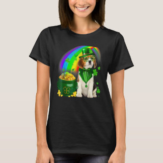 Camiseta Beagle Dog Irish Leprechaun Saint St Patrick Day