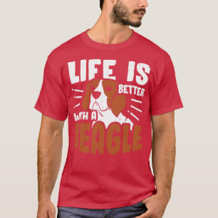 Camiseta Beagle Dog Lover Mom Dad Gift