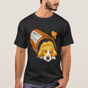 Camiseta Beagle Dog Mamá Papá Dueño Antidepresivo Happy Pil