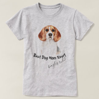 Camiseta Beagle Dog Mejor Mamá Perro