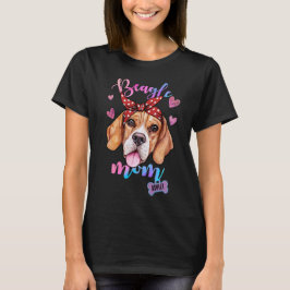 Camiseta Beagle Dog Mom Puppy Mom