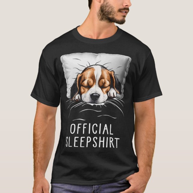 Camiseta Beagle Dog Owner Official Sleep (Anverso)
